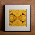 Gold Rush - Chrysanthemum Op Art Print Posters Prints & Visual Artwork