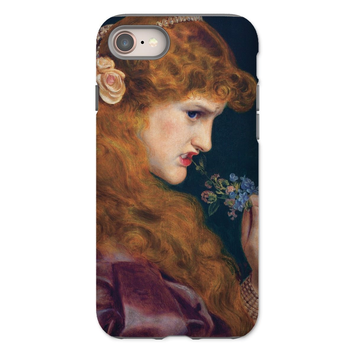 Frederick Sandys - Love’s Shadow Iphone Case, 8 / Matte, Phone Case Painting Woman