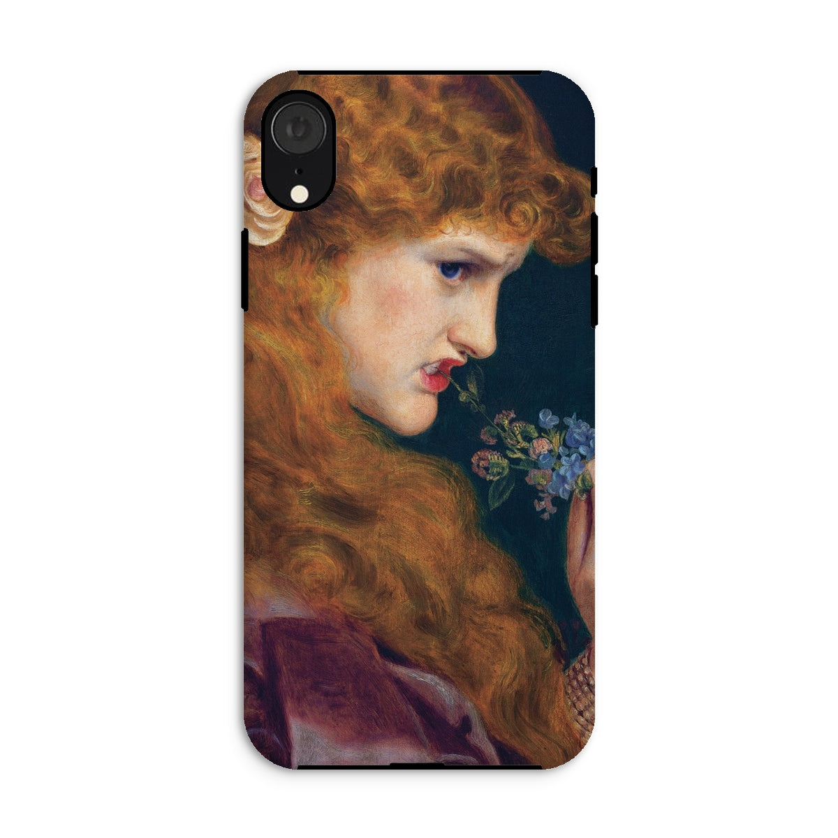 Frederick Sandys - Love’s Shadow Iphone Case, Xr / Matte, Phone Case Painting Woman