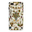 French Jewelry Auguste Racinet Iphone Case, 8 Plus / Matte, Ornate Phone Case Collage Vintage Jewelry Decorative Elements