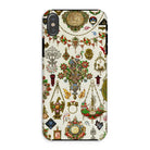 French Jewelry - Auguste Racinet Iphone Case, Xs / Matte, Ornate Phone Case Collage Vintage Jewelry Decorative Objects