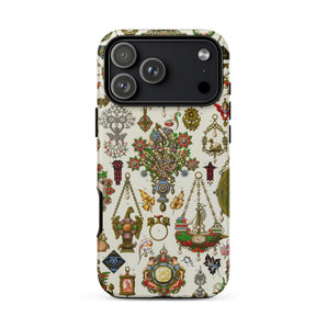 French Jewelry - Auguste Racinet Phone Case, Auguste Racinet’s Opulent, Racinet’s Opulent Tableau, Baroque French Jewelry
