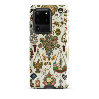 French Jewelry - Auguste Racinet Phone Case Samsung Galaxy S20 Ultra / Matte Decorative Phone Case Intricate Vintage-style Pattern Ornate