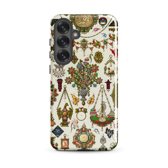 French Jewelry - Auguste Racinet Samsung Case, Galaxy S25 Plus / Matte, Phone Case Vintage Jewelry Floral Design
