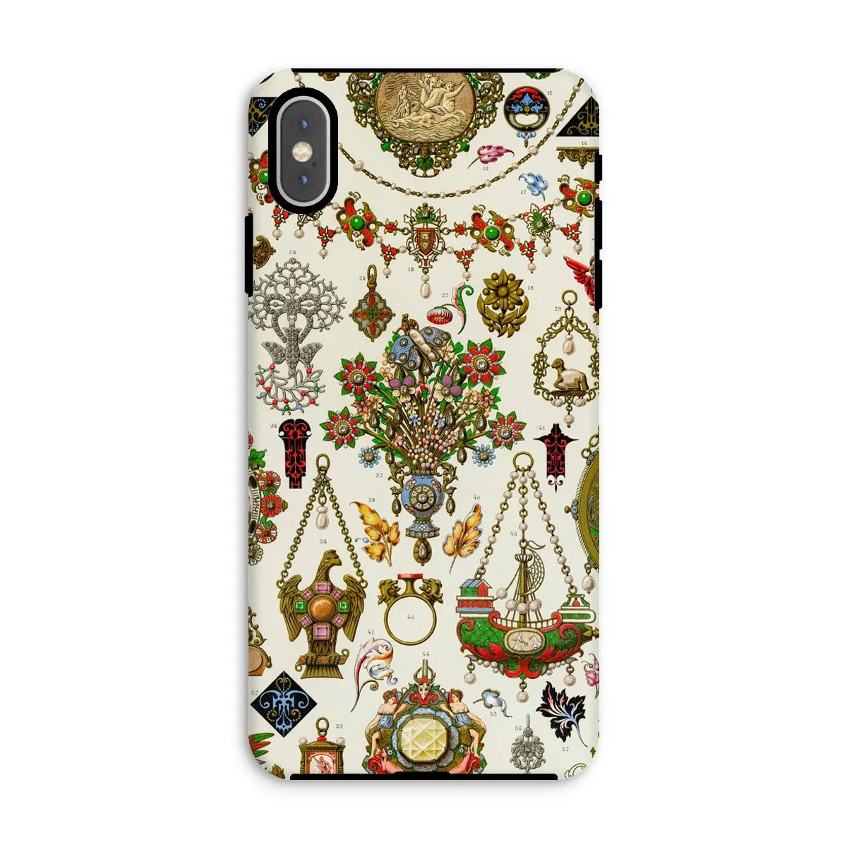 French Jewelry By Auguste Racinet Tough Phone Case - Iphone Xs Max / Matte - Mobile Phone Cases - Aesthetic Art