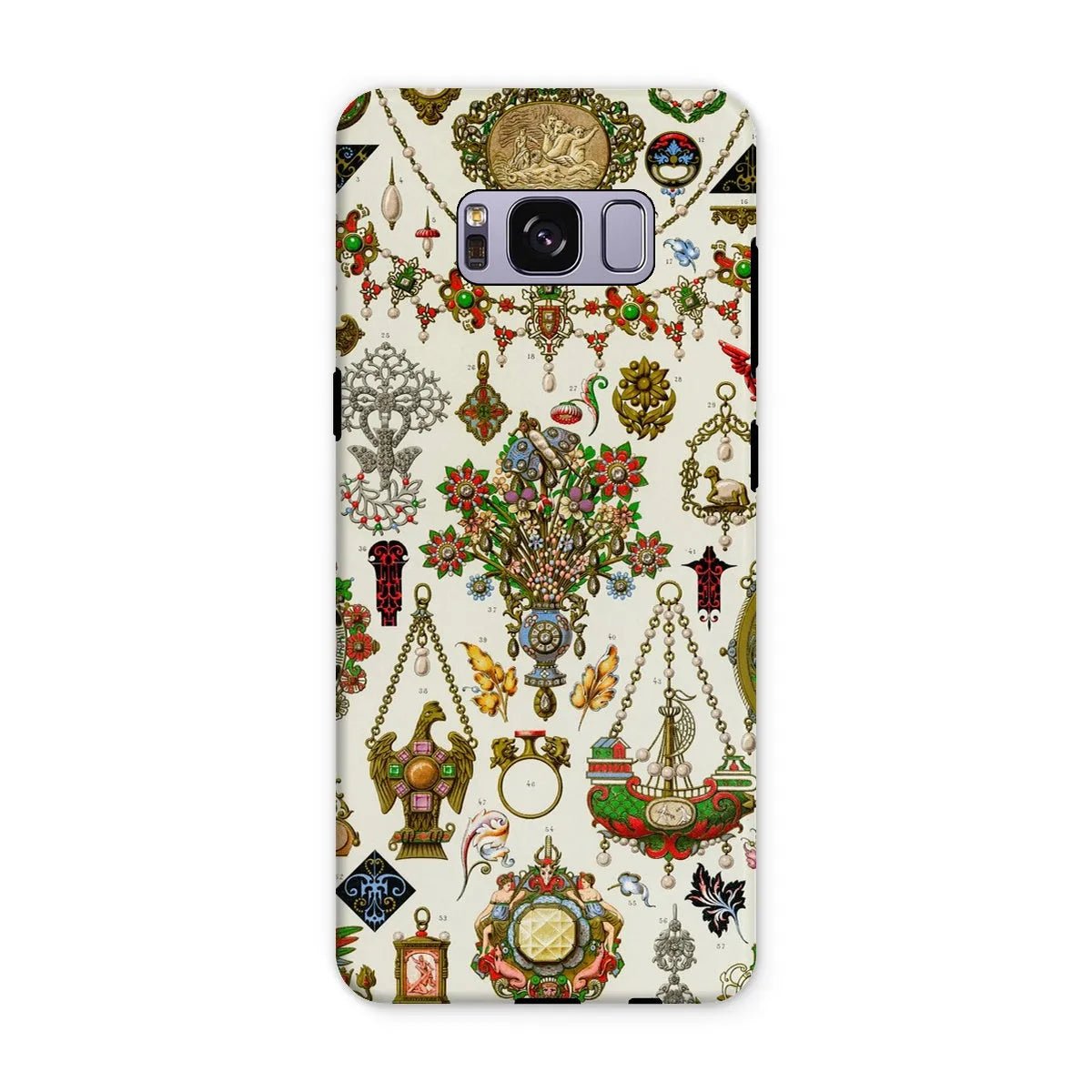 French Jewelry By Auguste Racinet Tough Phone Case - Samsung Galaxy S8 Plus / Matte - Mobile Phone Cases - Aesthetic Art