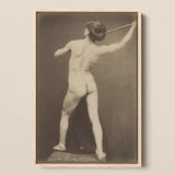 French Male Nude - Guglielmo Marconi Kunstdruck / Leinwand, 12x18’’ / 31x46cm / Naturrahmen, Poster-Drucke & visuelle Kunstwerke, Toby Leon