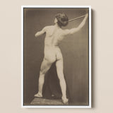 French Male Nude - Guglielmo Marconi Kunstdruck / Leinwand, 12x18’’ / 31x46cm / Weißer Rahmen, Poster-Drucke & visuelle Kunstwerke, Toby Leon