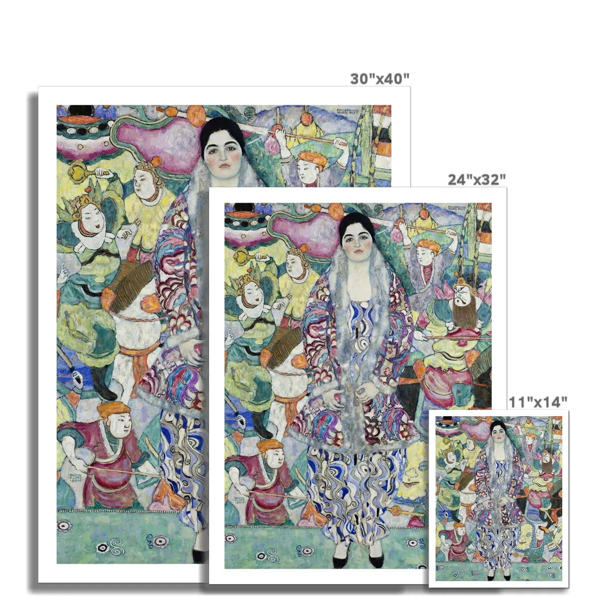 Friederike Maria Beer By Gustav Klimt Fine Art Print - Posters Prints & Visual Artwork - Aesthetic Art