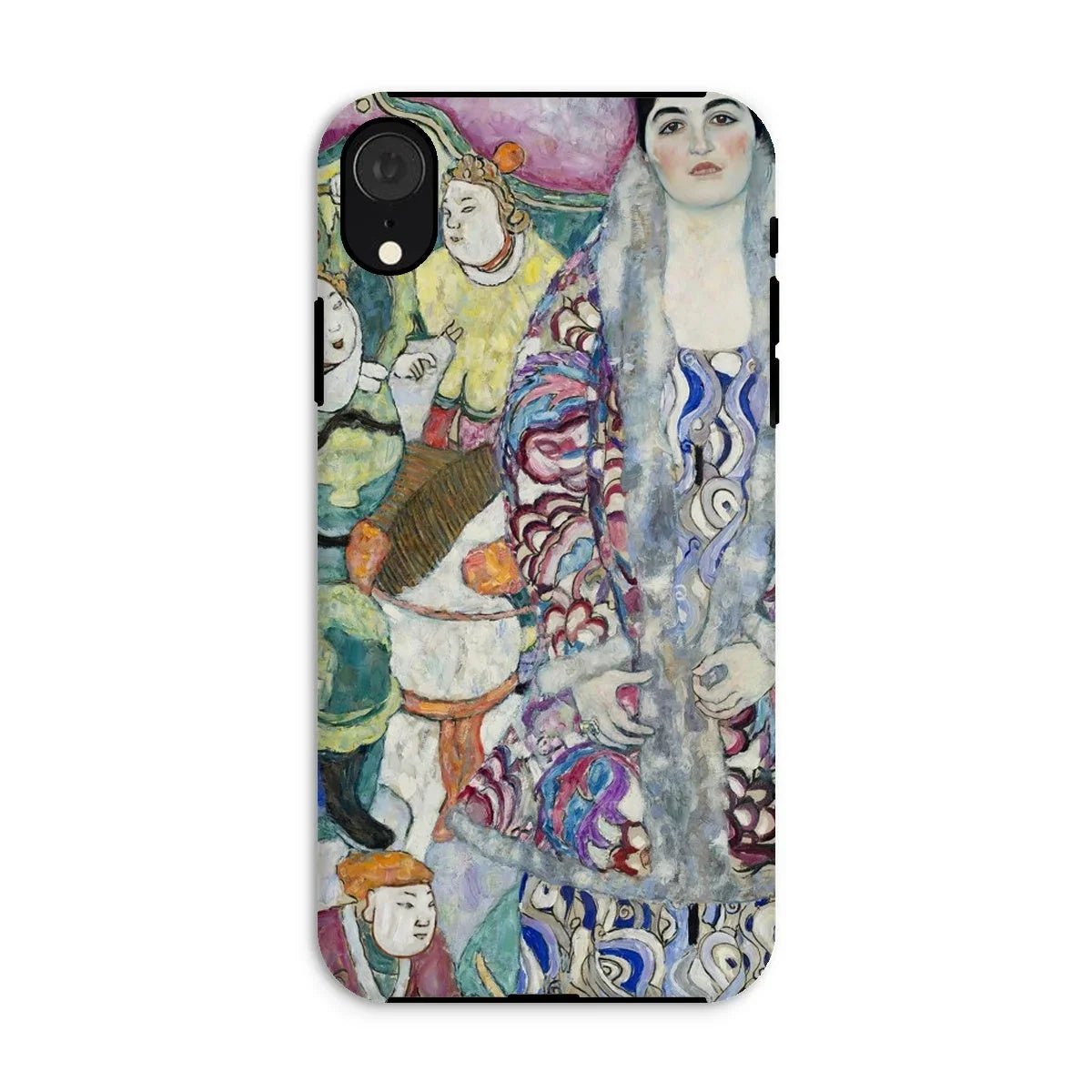 Friederike Maria Beer - Gustav Klimt Iphone Case, Xr / Matte, Phone Case Colorful Abstract Art Print Stylized Figures