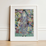 Friederike Maria Beer - Gustav Klimt Symbolist Art Print / Canvas, 12x16’’ / 31x41cm / White Frame / Matboard, Posters Prints & Visual