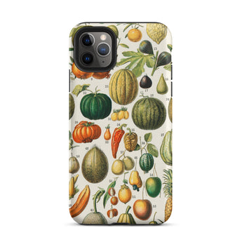 Fruits & Vegetables - Nouveau Larousse Iphone Case, 11 Pro Max / Matte, Fruit-patterned Phone Case