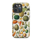 Fruits & Vegetables Nouveau Larousse Iphone Case, 16 Pro Max / Matte, Botanical Print Phone Case