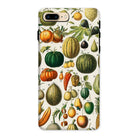 Fruits & Vegetables Nouveau Larousse Iphone Case, 8 Plus / Matte, Phone Case Colorful Botanical Illustration Fruits Vegetables