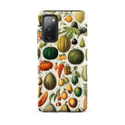 Fruits & Vegetables Nouveau Larousse Samsung Case, Galaxy S20 Fe / Matte, Smartphone Case Vintage Botanical Fruit Vegetable Print