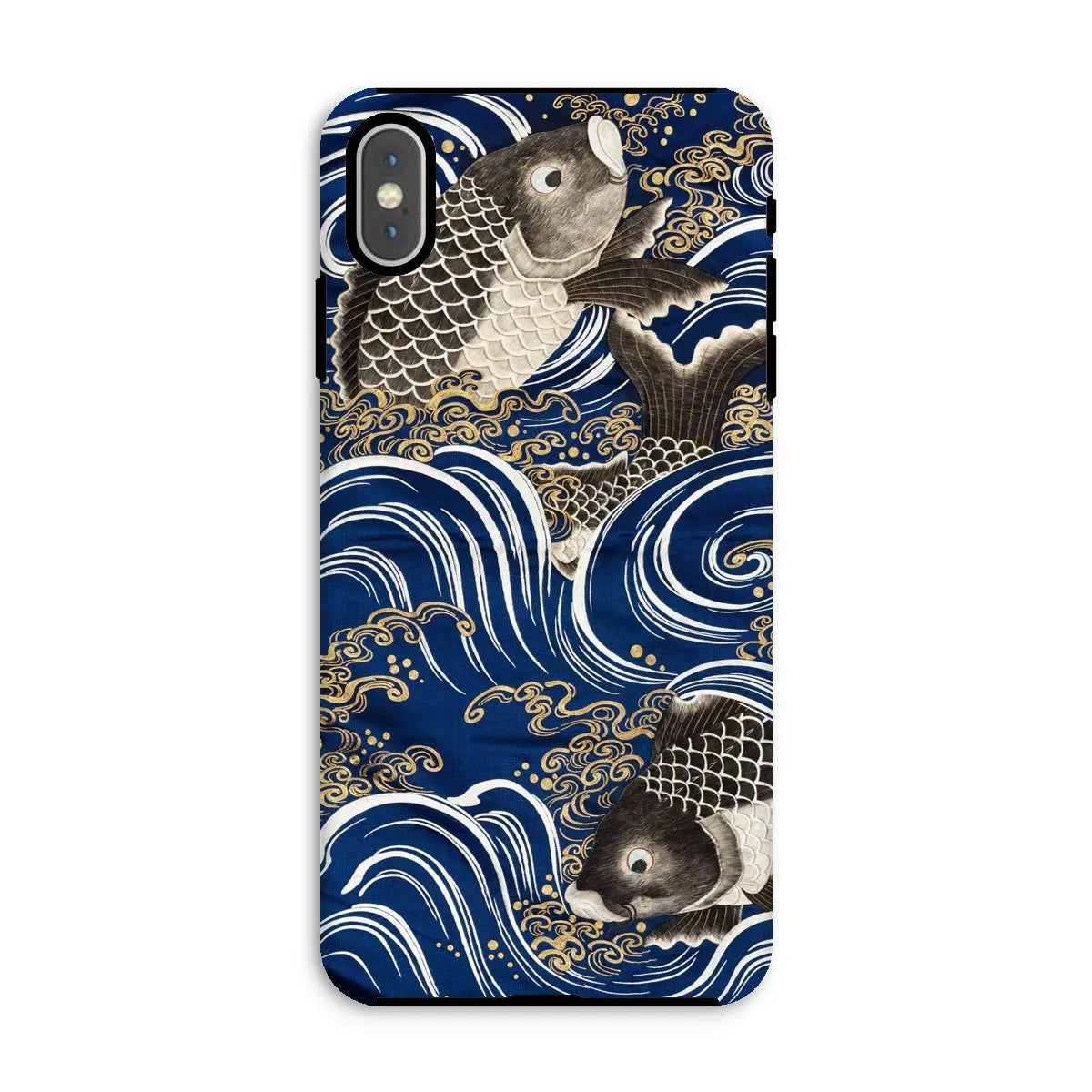 Fukusa And Carp - Japanese Meiji Period Art Phone Case - Iphone Xs Max / Matte - Mobile Phone Cases - Aesthetic Art