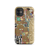 The Fulfilment - Gustav Klimt Iphone Case, 11 / Matte, Phone Case Reproduction Gustav Klimt’s Kiss’