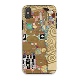 The Fulfilment - Gustav Klimt Iphone Case, Xs / Matte, Phone Case Klimt’s Kiss’
