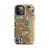 The Fulfilment - Gustav Klimt Phone Case Iphone 11 Pro / Matte Gustav Klimt-themed Phone Case Klimt Romantic, Romantic Art, Bloom, it Coils