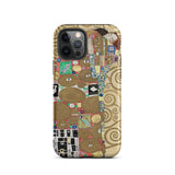 The Fulfilment - Gustav Klimt Phone Case Iphone 12 Pro / Matte Smartphone Case Klimt’s Kiss Design Gustav Klimt Romantic, Romantic Art,