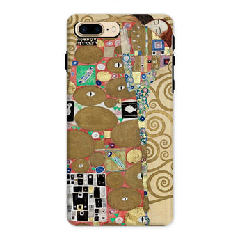 The Fulfilment - Gustav Klimt Phone Case Iphone 8 Plus / Matte Artistic Phone Case Gustav Klimt Romantic, Romantic Art, Bloom, it Coils