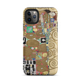 The Fulfilment - Gustav Klimt Phone Case Iphone 11 Pro Max / Matte Artistic Phone Case Gustav Klimt Romantic, Romantic Art, Bloom, it Coils