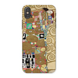 The Fulfilment - Gustav Klimt Phone Case Iphone x / Matte Phone Case Klimt’s Kiss’ Gustav Klimt Romantic, Romantic Art, Bloom, it Coils