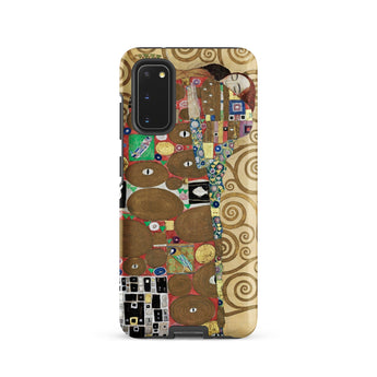 The Fulfilment - Gustav Klimt Phone Case Samsung Galaxy S20 / Matte Phone Case Gustav Klimt’s ?The Kiss” Intricate Gold Klimt Romantic, R