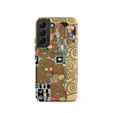 The Fulfilment - Gustav Klimt Phone Case Samsung Galaxy S22 / Matte Phone Case Gustav Klimt’s ?The Kiss” Intricate Gold Klimt Romantic, R