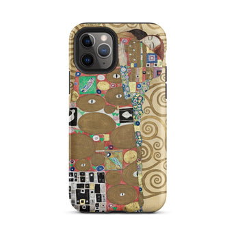 The Fulfilment - Gustav Klimt Phone Case Iphone 11 Pro / Matte Gustav Klimt-themed Phone Case Klimt Romantic, Romantic Art, Bloom, it Coils