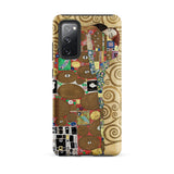 The Fulfilment - Gustav Klimt Phone Case Samsung Galaxy S20 Fe / Matte Phone Case Gustav Klimt’s ?The Kiss” Intricate Gold Klimt Romantic, R