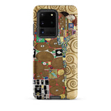 The Fulfilment - Gustav Klimt Phone Case Samsung Galaxy S20 Ultra / Matte Phone Case Gustav Klimt’s ?The Kiss” Intricate Gold Klimt Romantic,