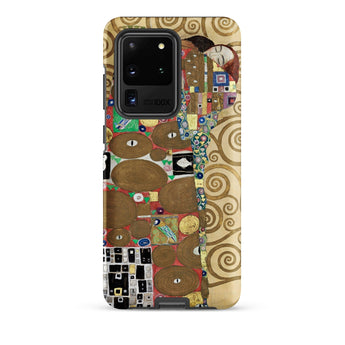 The Fulfilment - Gustav Klimt Phone Case Samsung Galaxy S20 Ultra / Matte Phone Case Gustav Klimt’s ?The Kiss” Intricate Gold Klimt Romantic,