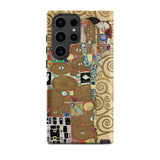 The Fulfilment - Gustav Klimt Phone Case Samsung Galaxy S23 Ultra / Matte Phone Case Gustav Klimt’s ?The Kiss” Intricate Gold Klimt Romantic,