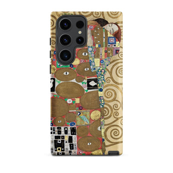 The Fulfilment - Gustav Klimt Phone Case Samsung Galaxy S23 Ultra / Matte Phone Case Gustav Klimt’s ?The Kiss” Intricate Gold Klimt Romantic,