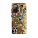 The Fulfilment - Gustav Klimt Samsung Case, Galaxy S20 Fe / Matte, Smartphone Case Colorful Patterned Design Camera Cutout
