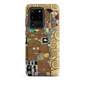 The Fulfilment - Gustav Klimt Samsung Case, Galaxy S20 Ultra / Matte, Phone Case Abstract Colorful Design