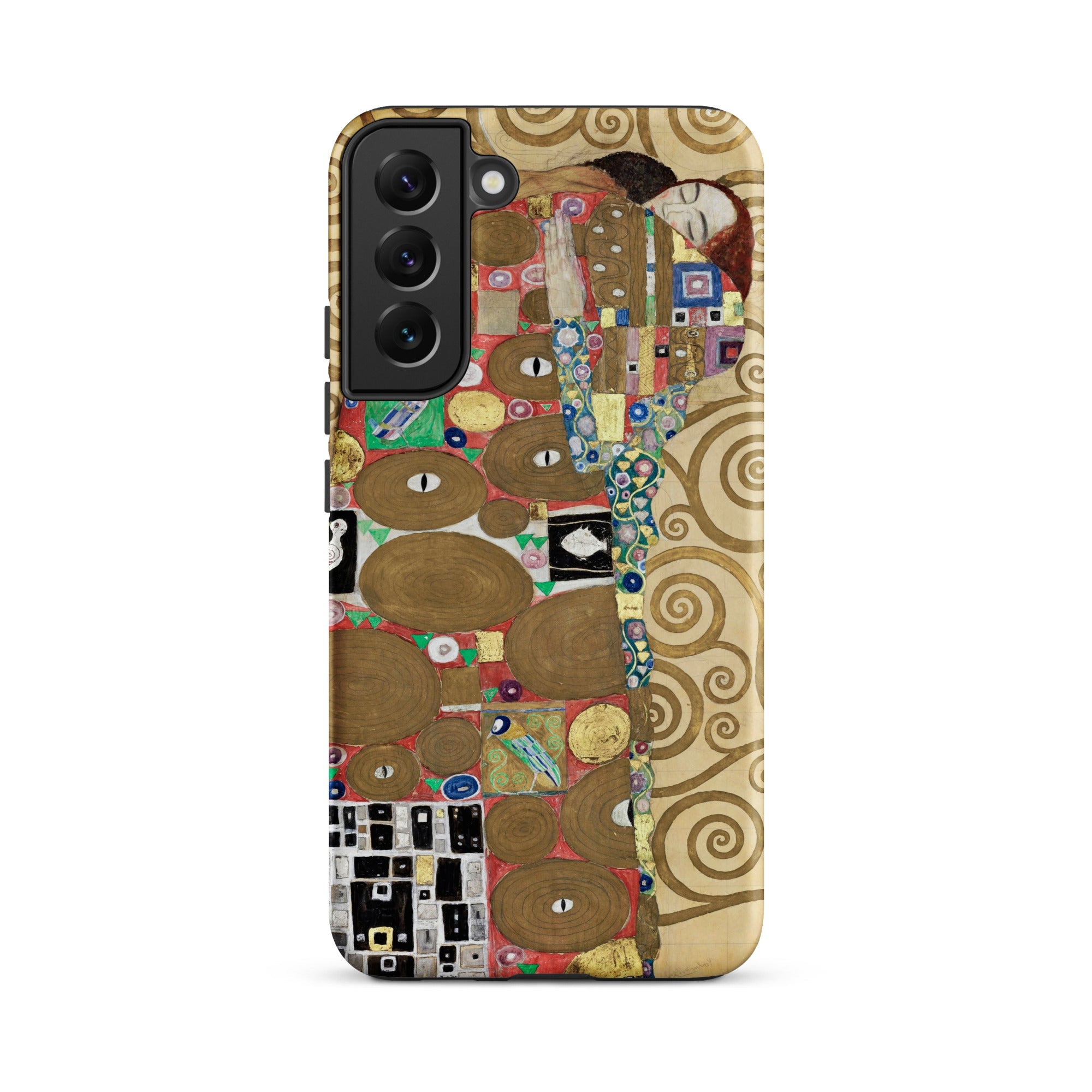 The Fulfilment Gustav Klimt Samsung Case, Galaxy S22 Plus / Matte, Smartphone Case Abstract Colorful Pattern Reminiscent Gustav Klimt’s
