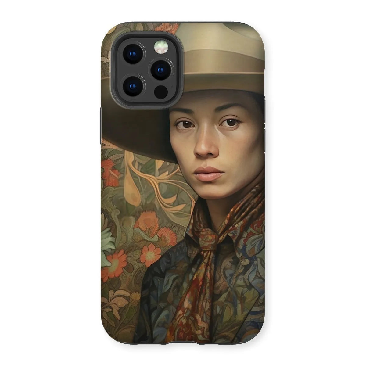 Fulin The Gay Cowboy - Dandy Gay Men Art Phone Case - Iphone 12 Pro / Matte - Mobile Phone Cases - Aesthetic Art
