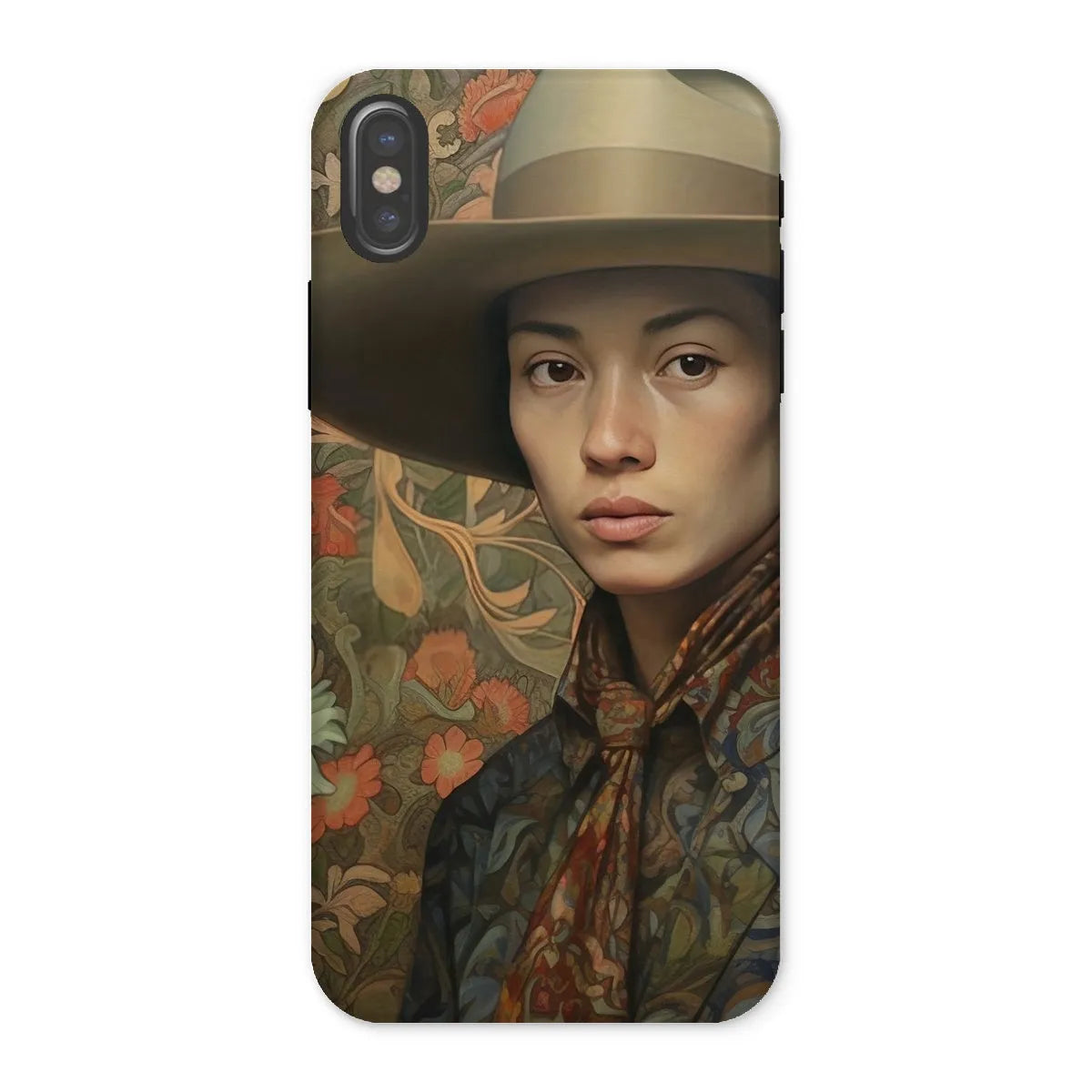 Fulin The Gay Cowboy - Dandy Gay Men Art Phone Case - Iphone x / Matte - Mobile Phone Cases - Aesthetic Art