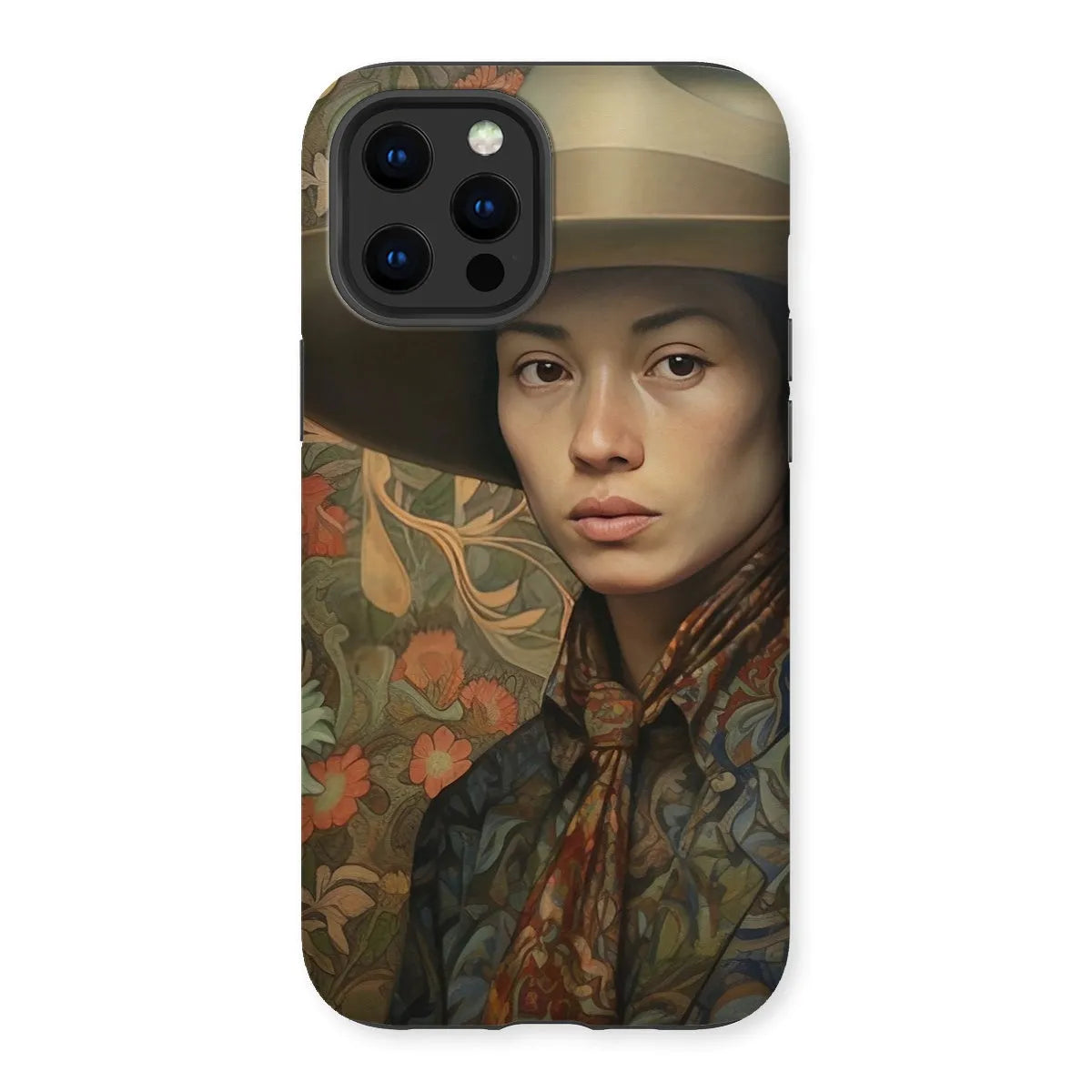 Fulin The Gay Cowboy - Dandy Gay Men Art Phone Case - Iphone 12 Pro Max / Matte - Mobile Phone Cases - Aesthetic Art