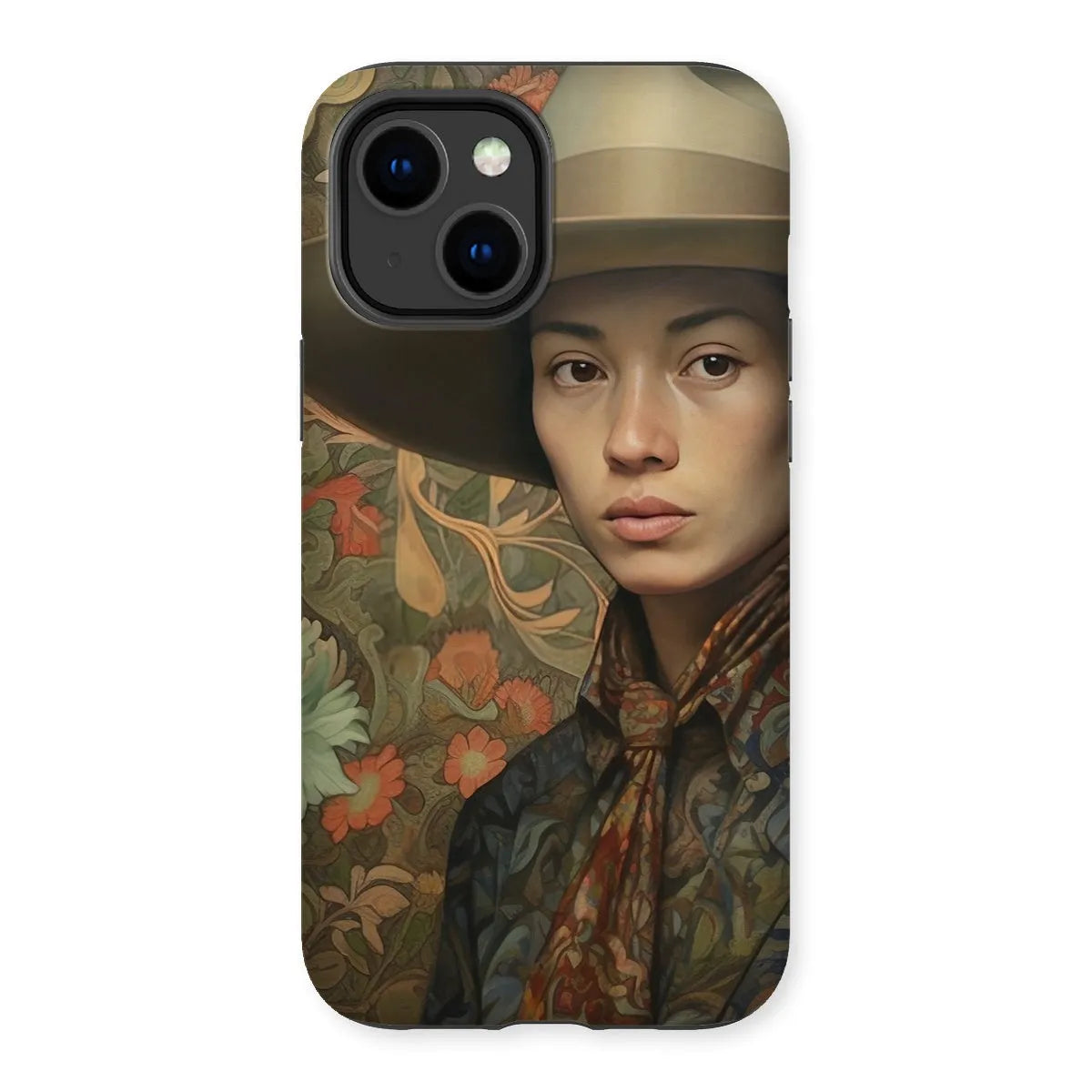 Fulin The Gay Cowboy - Dandy Gay Men Art Phone Case - Iphone 14 Plus / Matte - Mobile Phone Cases - Aesthetic Art