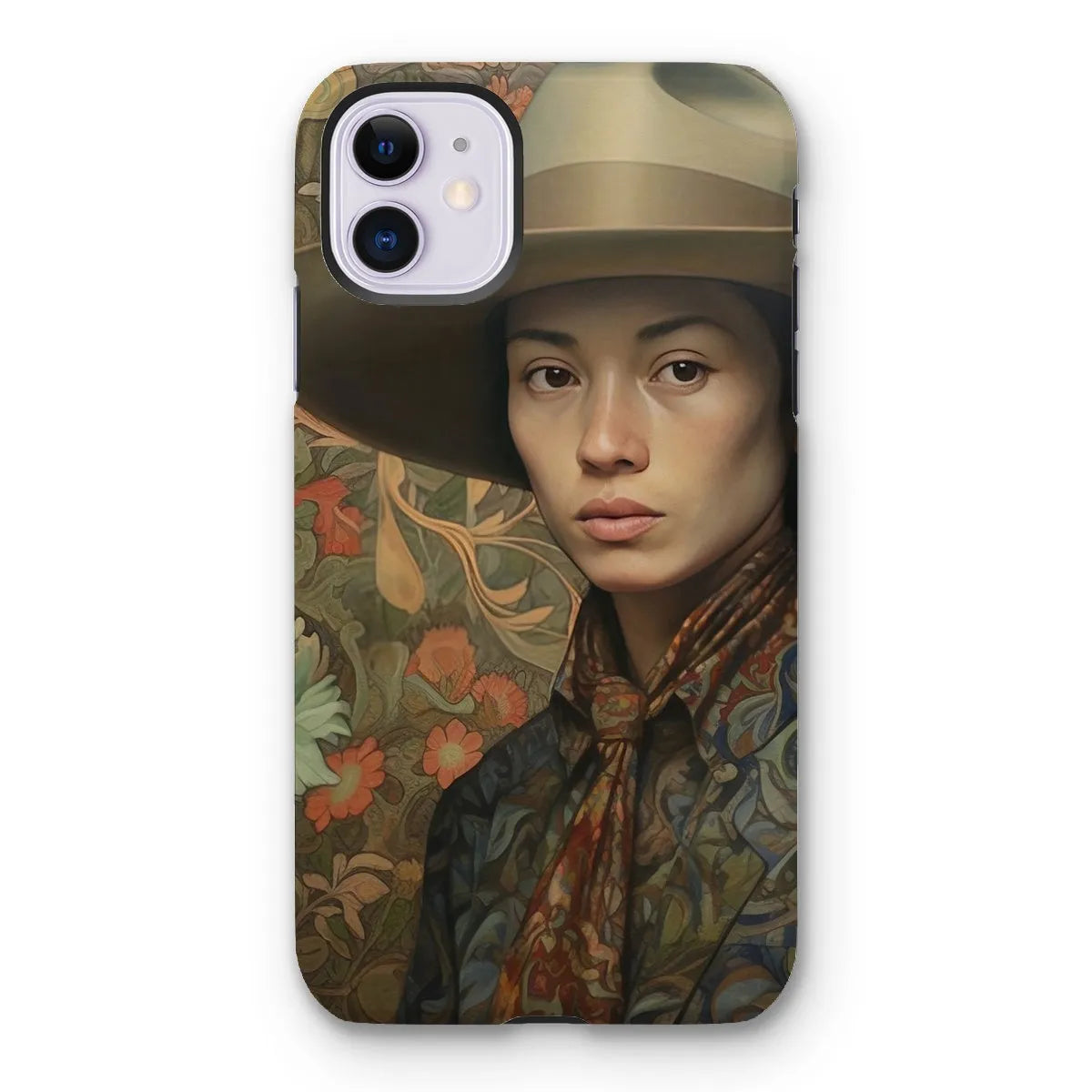 Fulin The Gay Cowboy - Dandy Gay Men Art Phone Case - Iphone 11 / Matte - Mobile Phone Cases - Aesthetic Art
