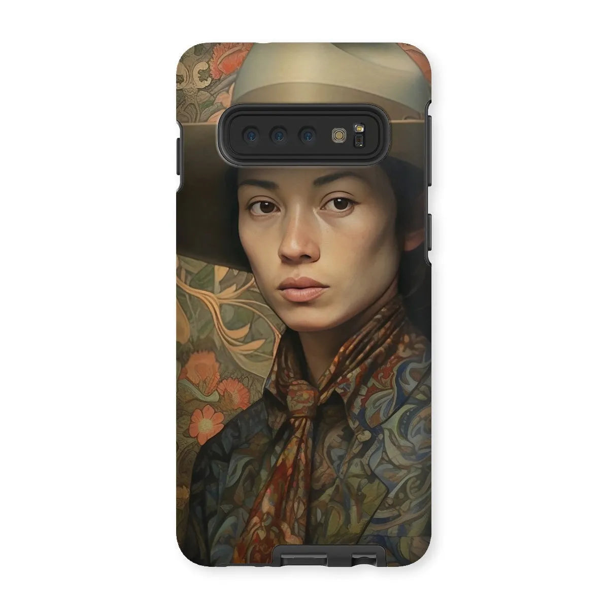 Fulin The Gay Cowboy - Dandy Gay Men Art Phone Case - Samsung Galaxy S10 / Matte - Mobile Phone Cases - Aesthetic Art