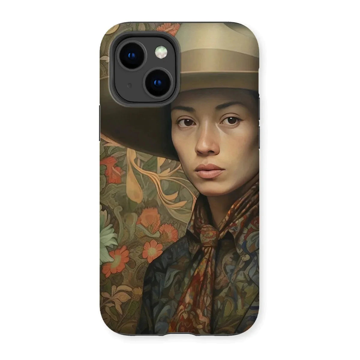 Fulin The Gay Cowboy - Dandy Gay Men Art Phone Case - Iphone 14 / Matte - Mobile Phone Cases - Aesthetic Art