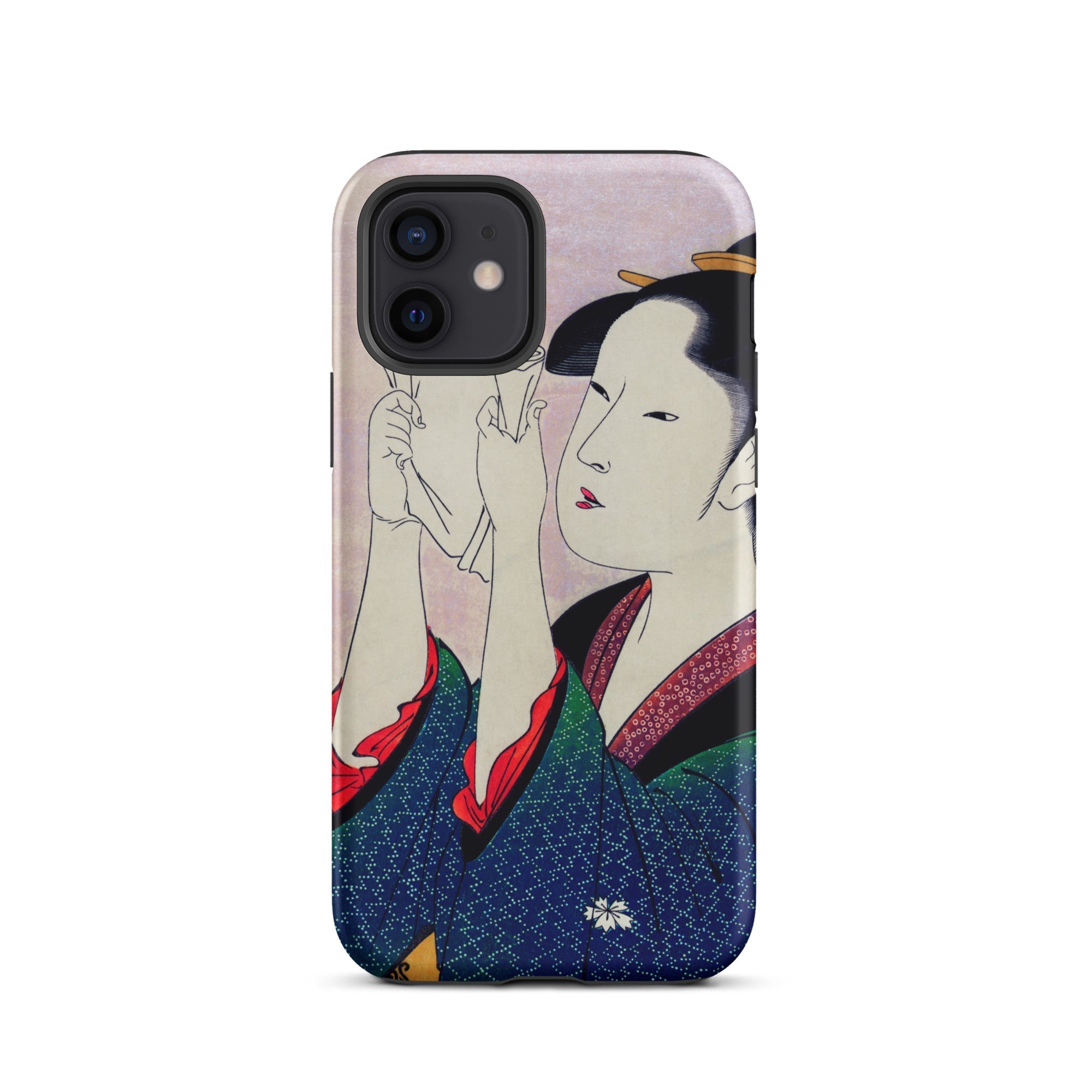 Fumiyomu Onna Kitagawa Utamaro Iphone Case, 12 / Matte, Phone Case Japanese Art