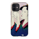 Fumiyomu Onna - Kitagawa Utamaro Iphone Case, 12 / Matte, Phone Case Traditional Japanese Ukiyo-e Style Artwork Geisha