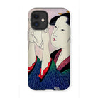 Fumiyomu Onna - Kitagawa Utamaro Iphone Case, 12 Mini / Matte, Phone Case Japanese Ukiyo-e Style Illustration Geisha