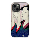 Fumiyomu Onna - Kitagawa Utamaro Iphone Case, 13 / Matte, Phone Case Japanese Ukiyo-e Style Geisha Illustration