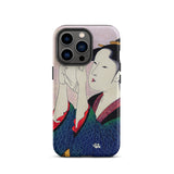 Fumiyomu Onna - Kitagawa Utamaro Iphone Case, 13 Pro / Matte, Japanese Art Iphone Case